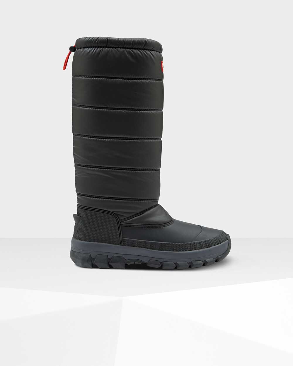 Botas Nieve Mujer - Hunter Original Insulated Tall Negras - CGAOJZ-481 - Negras